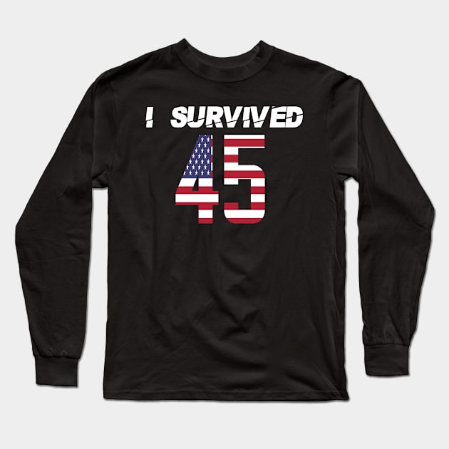 I survived 45 Long Sleeve T-Shirt by Dexter